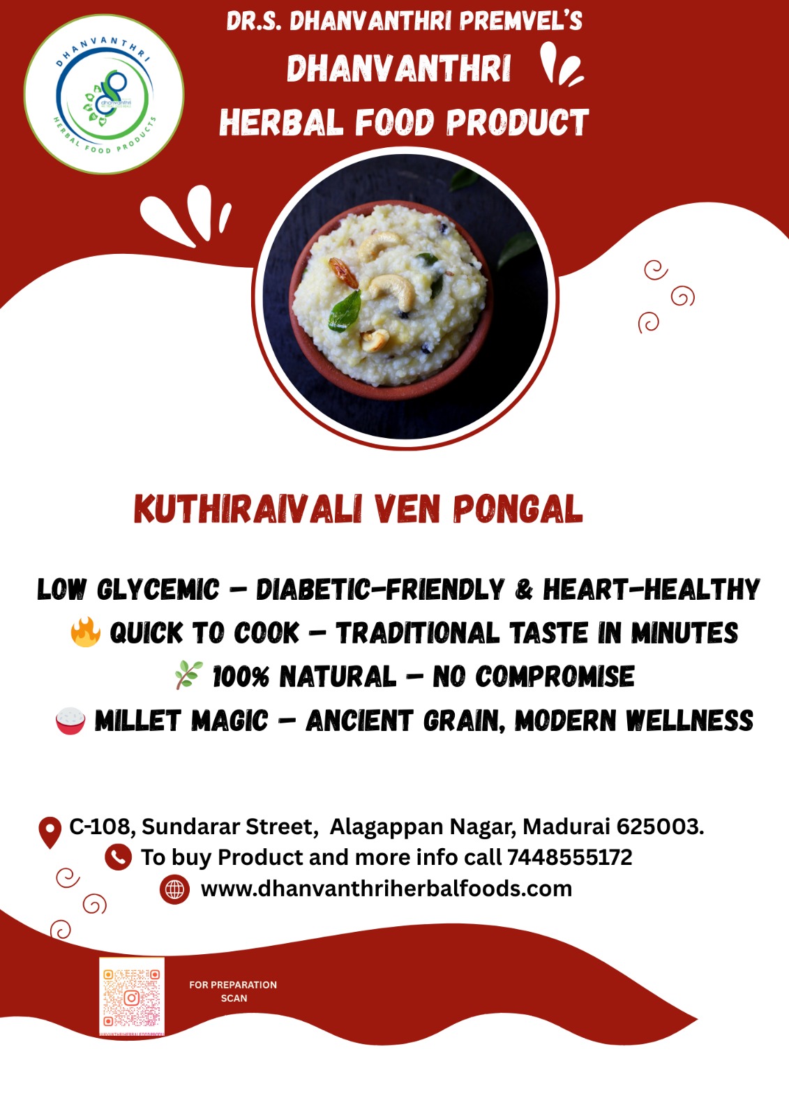 Dhanvanthri Kuthiraivali ven pongal