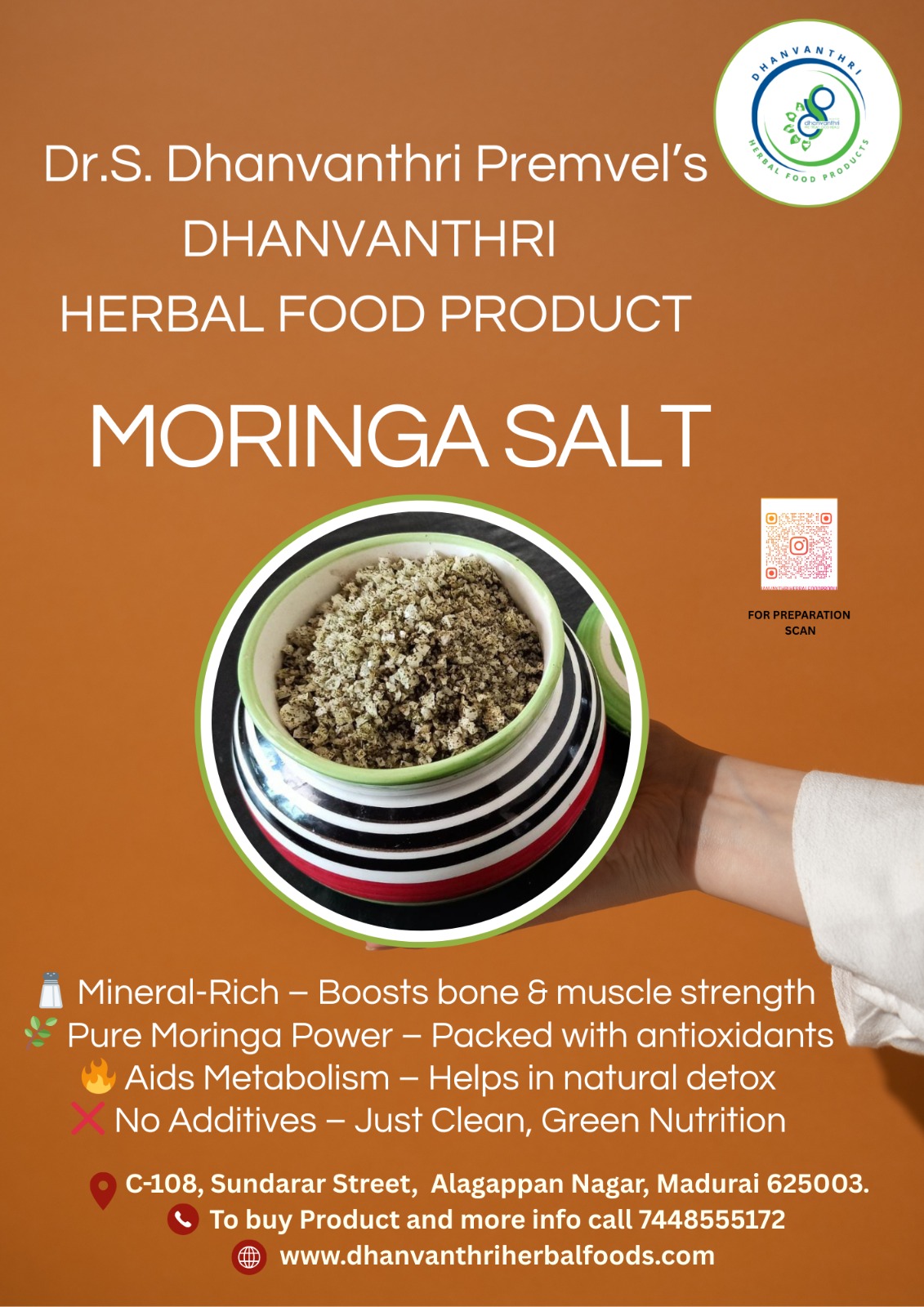 Dhanvanthri Moringa Salt